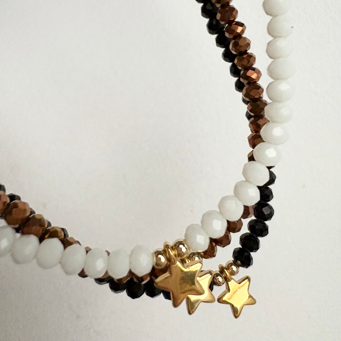 Collanina Cristalli & Stellina Pendente