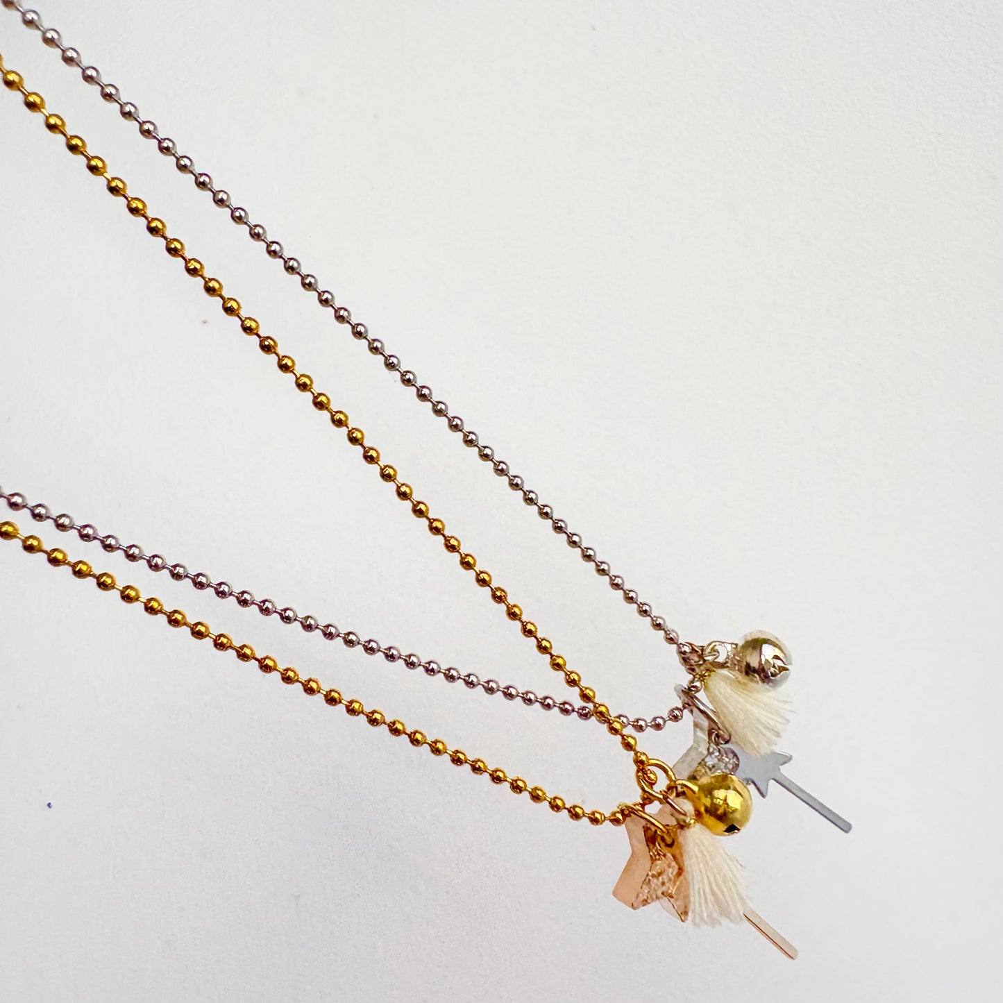 Catenina Stella Glitterata, Bacchetta Magica e Campanellino