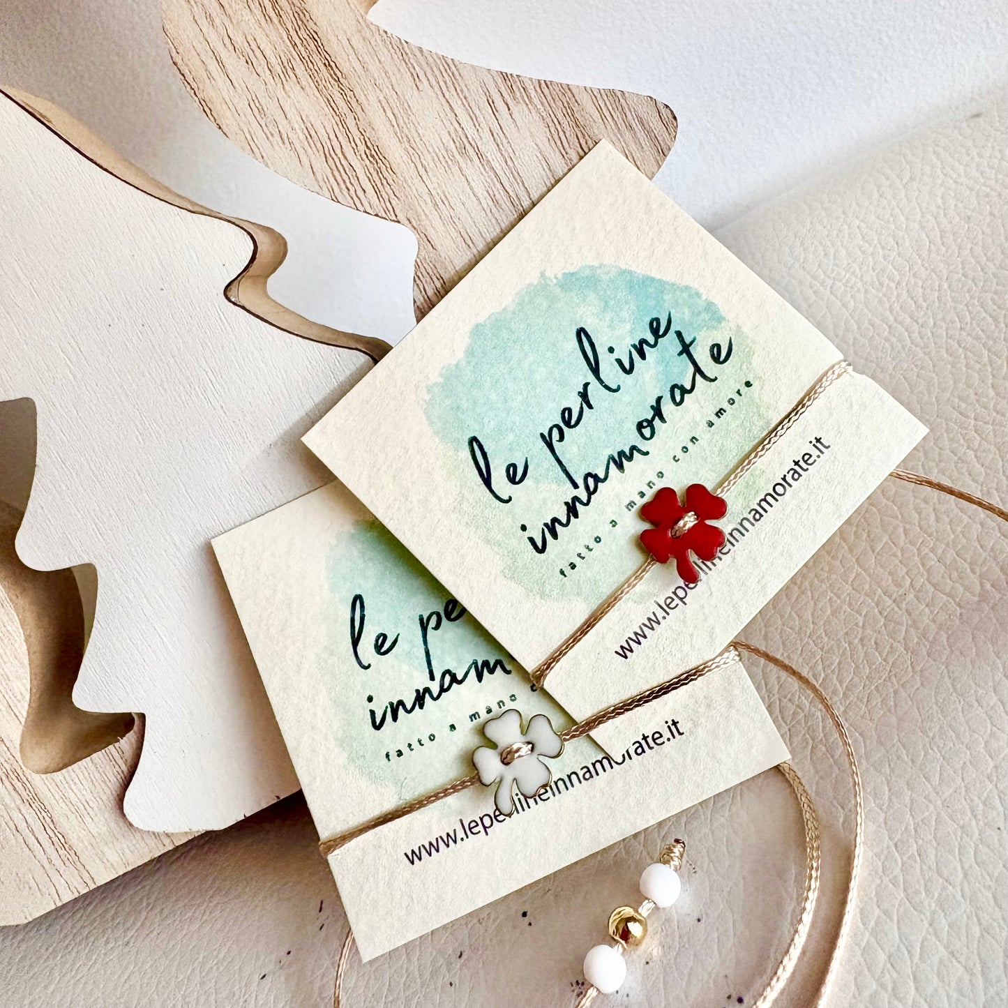 Braccialetto Bottoncino Quadrifoglio