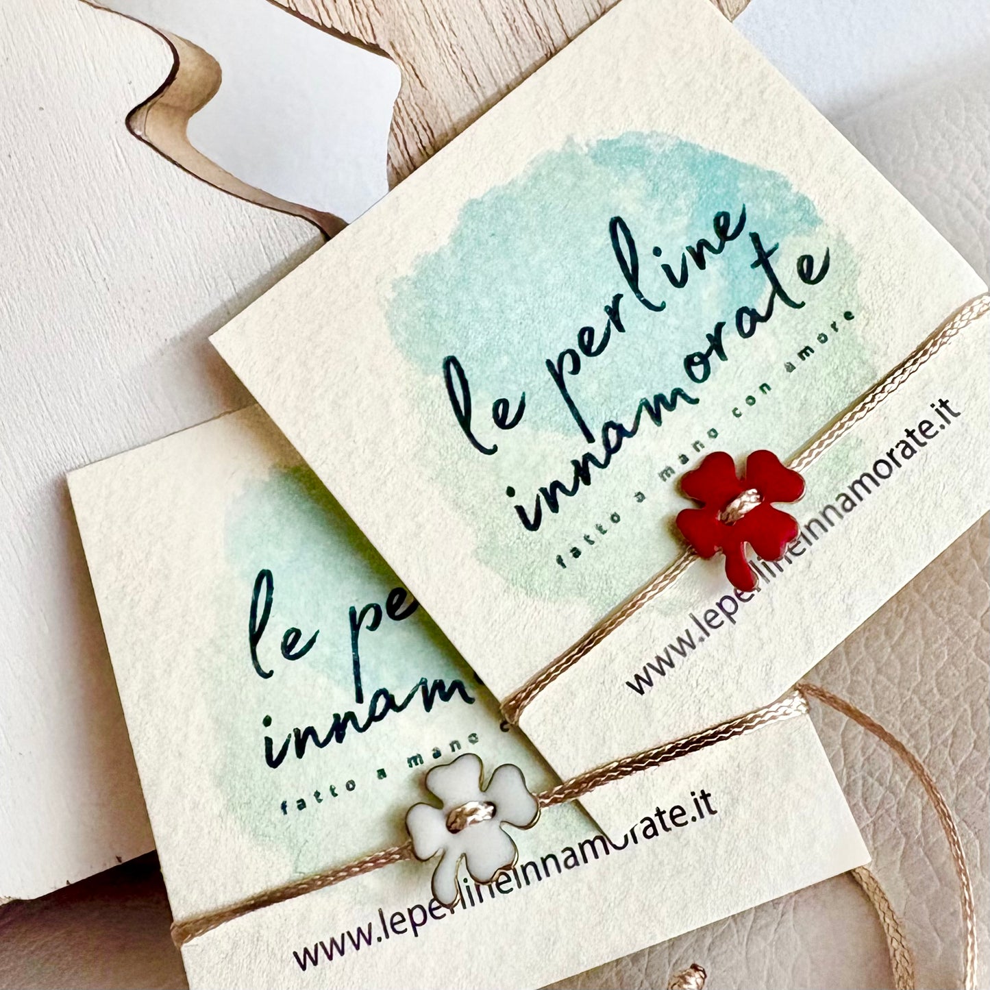 Braccialetto Bottoncino Quadrifoglio