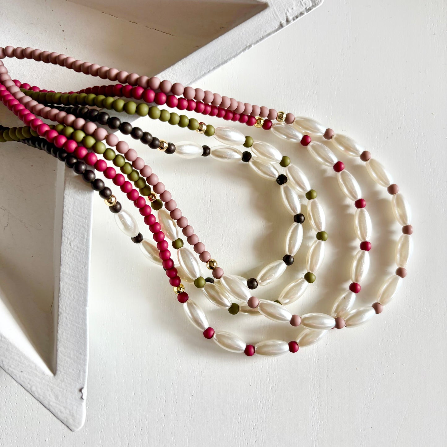 Collanina Perle Allungate