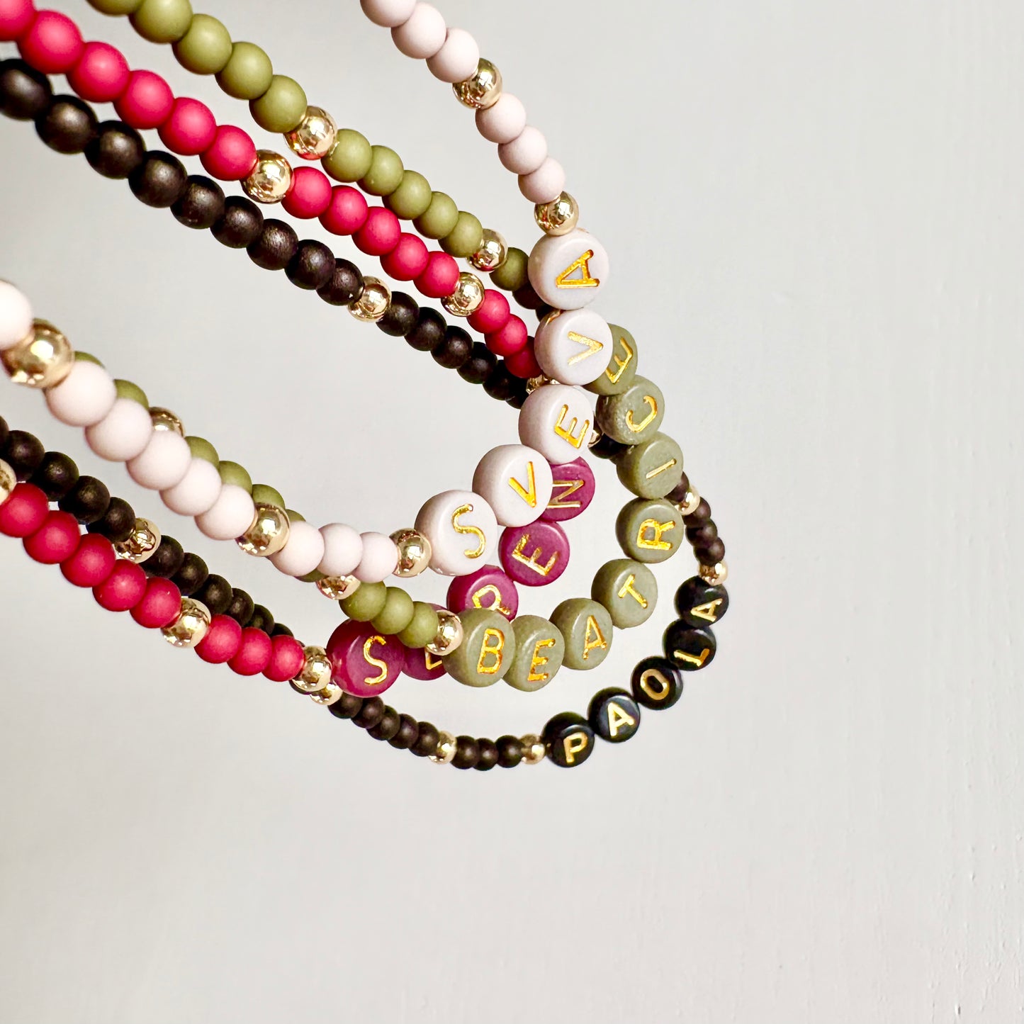Collanina Letterine Colorate