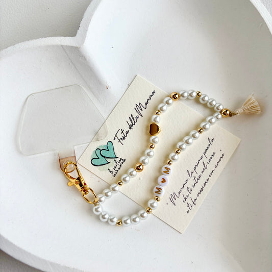 Phone Beads / Portachiavi 💛 MOM Perle