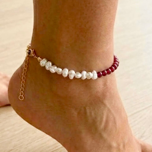 Cavigliera Color Pearl