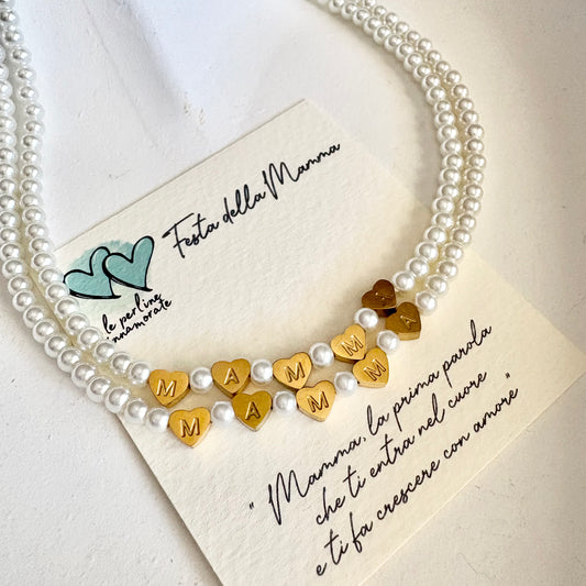 Collanina 💛 MAMMA Perle