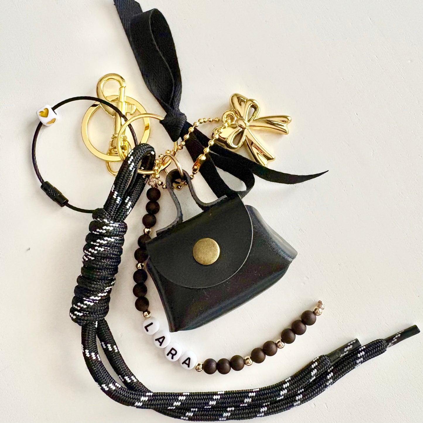 Bag Charm Borsetta e Fiocchetto