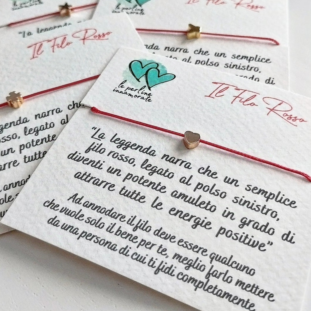 Braccialetto Filo Rosso