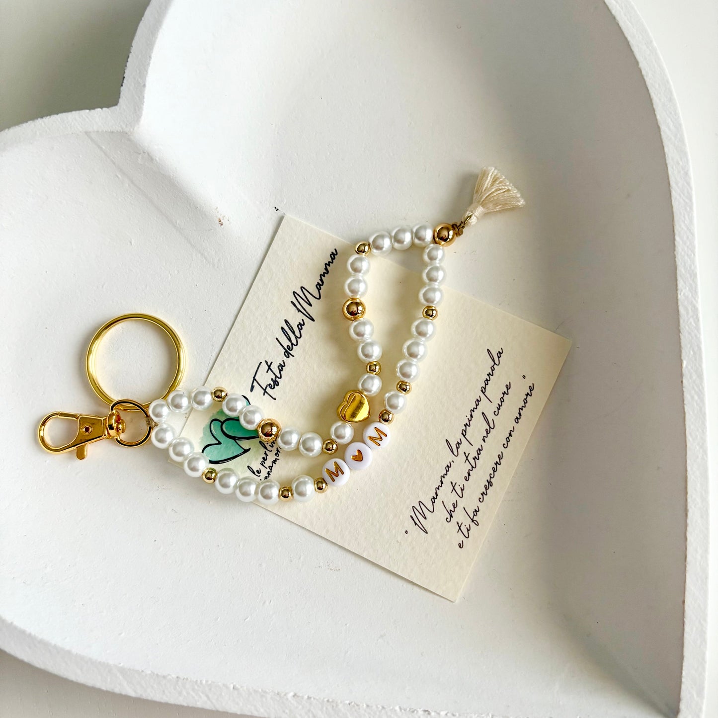 Phone Beads / Portachiavi 💛 MOM Perle