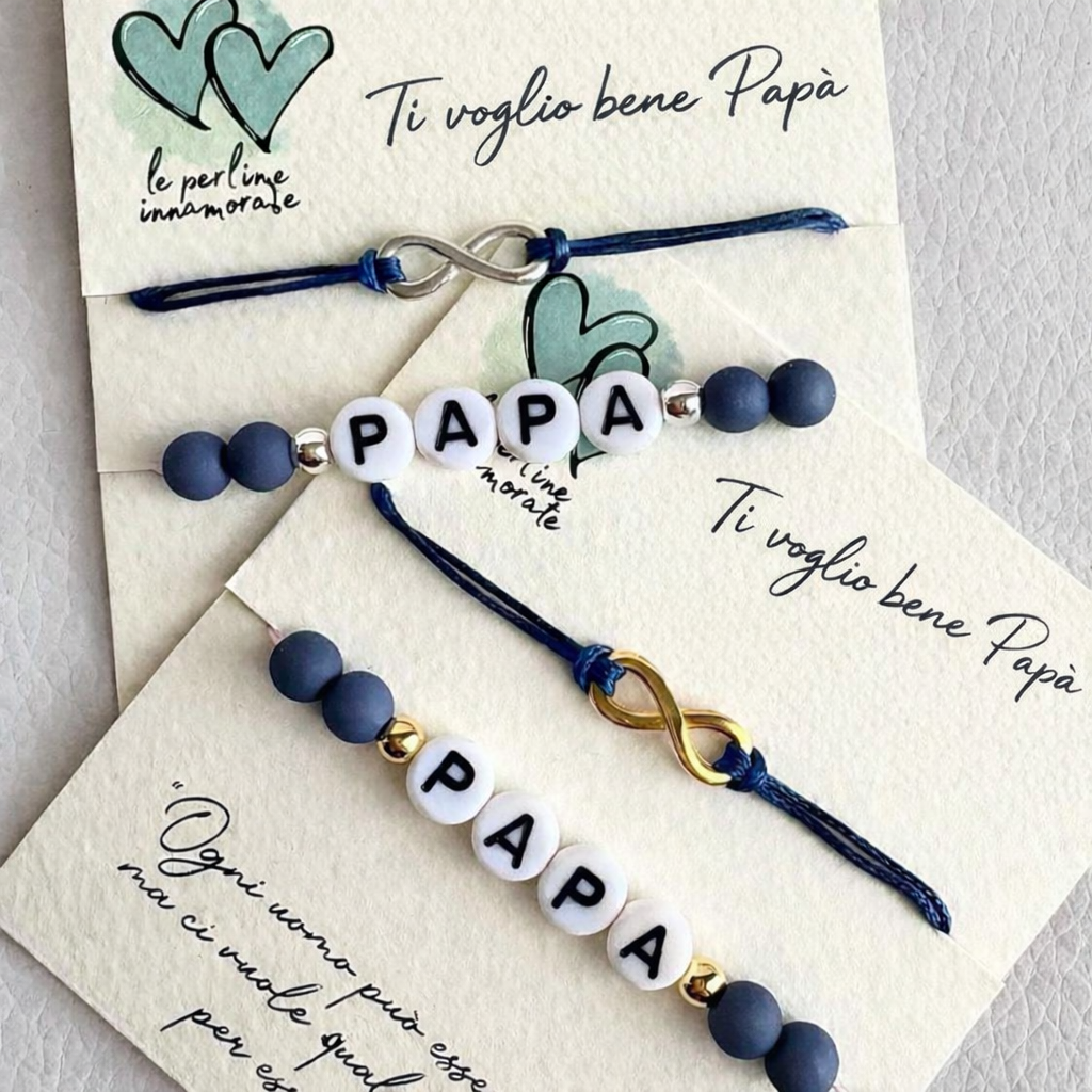 Braccialetti Ti voglio bene Papà